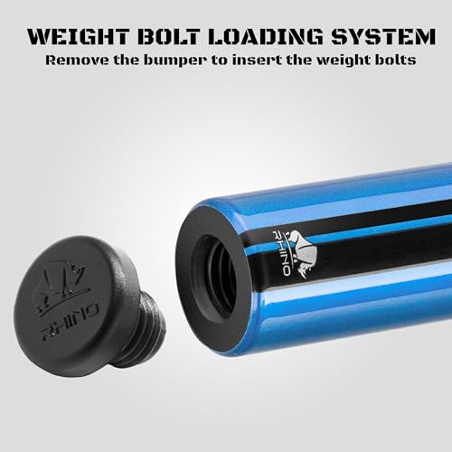 RHINO Nebula 2 Pool Cue - Carbon Fiber Shaft, Composite Butt, 12.4mm B23495