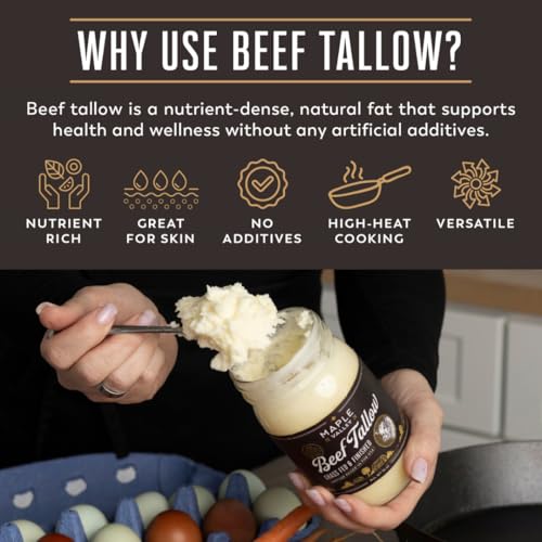 The Maple Valley Beef Tallow, 15 lbs, Grass Fed & Finished L4800