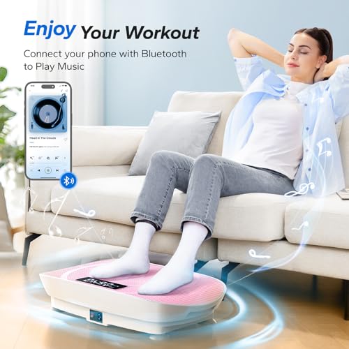 MERACH Vibration Plate Exercise Machine for Whole Body Workout at Home A4467