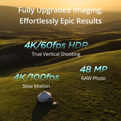 DJI Mini 4 Pro Fly More Combo Plus with RC 2 Controller, 4K Folding Drone Under 249g M515