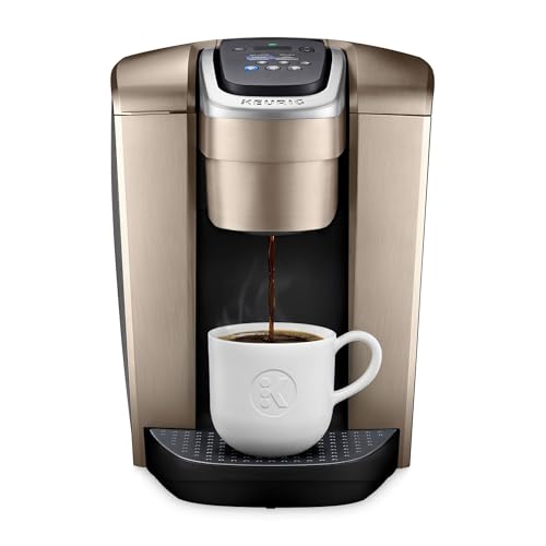 Keurig K-Elite Single Serve K-Cup Pod Coffee Maker, Brushed Silver P23556