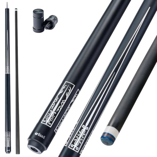CRICAL Carbon Fiber Pool Cue Stick 58" with 12.5mm Tip J317692