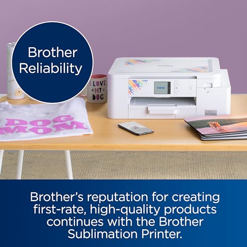 Brother Sublimation Printer with 4-Color Ink Cartridge Set R9817