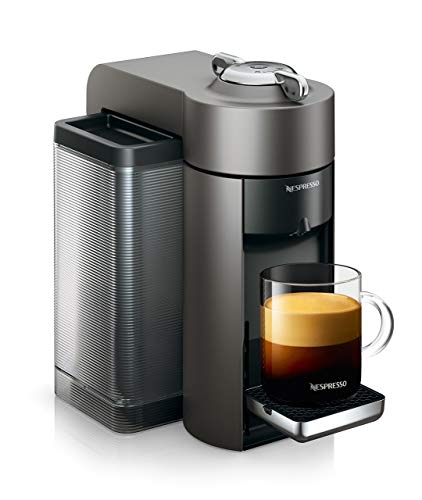 Nespresso Vertuo Coffee and Espresso Maker by De'Longhi, Graphite Metal E903048