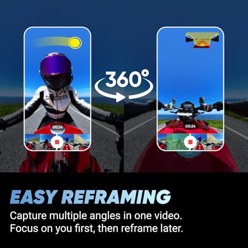 Insta360 X4 Motorcycle Bundle 8K Waterproof 360 Action Camera B647