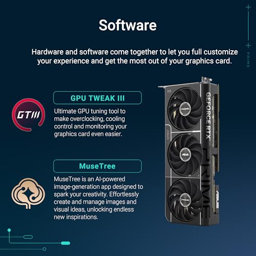 ASUS TUF Gaming GeForce RTX 4080 Super OC Edition Graphics Card, 16GB GDDR6X M329538