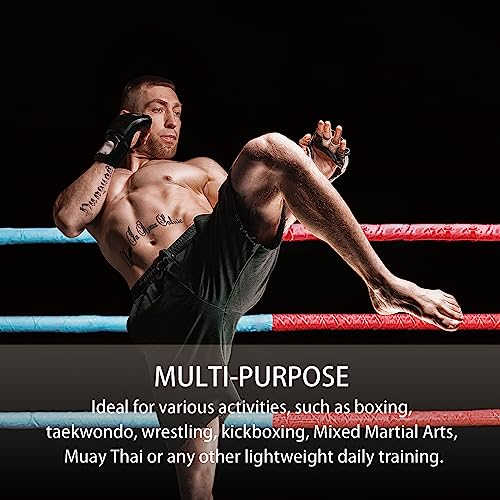 2 Pairs Boxing Kickboxing Gloves for Men Women Leather Sparring Training MMA O811