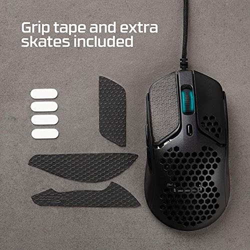 HyperX Pulsefire Haste Wireless Gaming Mouse, 61g, 100 Hour Battery, Black C679180