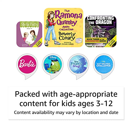 Amazon Echo Dot Kids (newest model) with parental controls, includes 1 year of Amazon Kids+, Owl E6968