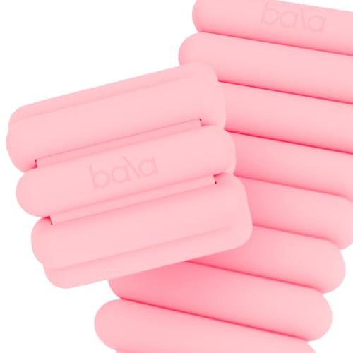 Bala Bangles Wrist & Ankle Weights Adjustable Silicone Set for Women Men Y10032