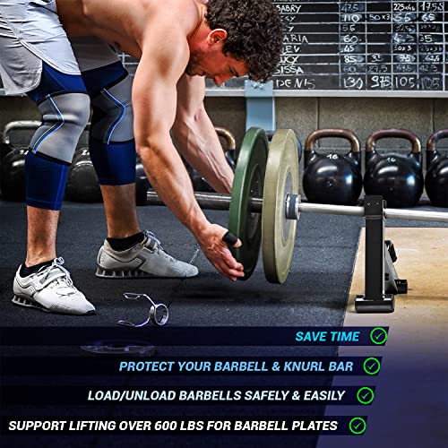 Yes4All Deadlift Jack Barbell Stand for Weight Training W456663
