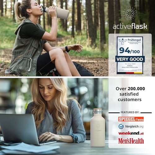 Active Flask 18/32 oz Stainless Steel Insulated Water Bottle with Straw P203