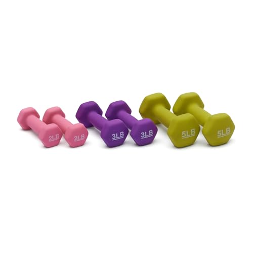 Amazon Basics Neoprene Dumbbell Hand Weights G9434