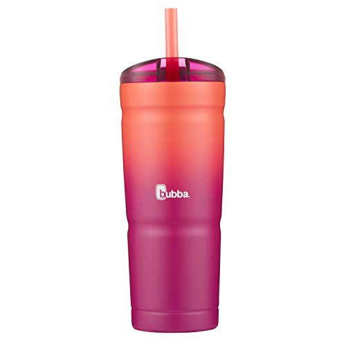 Bubba Vacuum Insulated Stainless Steel Tumbler with Straw 24oz 2 Pack X31903