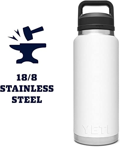 YETI Rambler 36 oz Bottle, Vacuum Insulated, Stainless Steel with Chug Cap M79550
