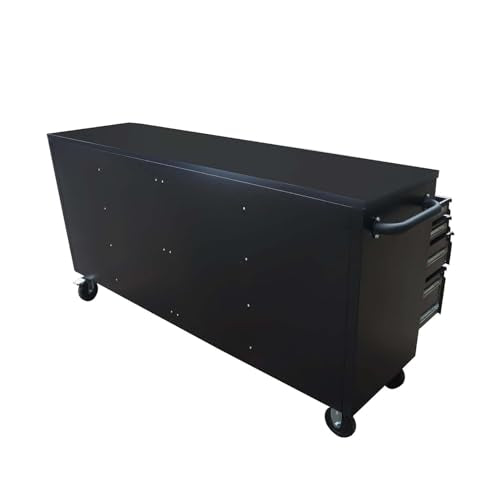 CHETTO C 72 in Rolling Tool Chest with Drawers, Black S79484