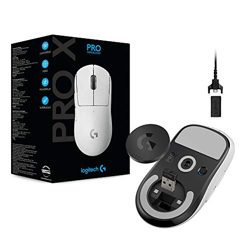 Logitech G PRO X SUPERLIGHT Wireless Gaming Mouse, White X683894