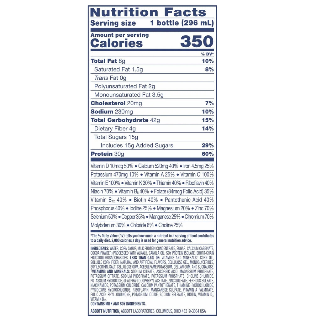 Ensure COMPLETE Nutrition Shake, Vanilla, 30G Protein, 4 Count I5883