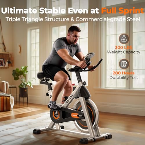YOSUDA Exercise Bike, Magnetic Indoor Cycling Bike for Home with App Y907945
