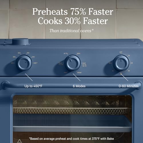 Our Place Wonder Oven 6-in-1 Air Fryer & Toaster Oven with Steam Infusion, Char J748