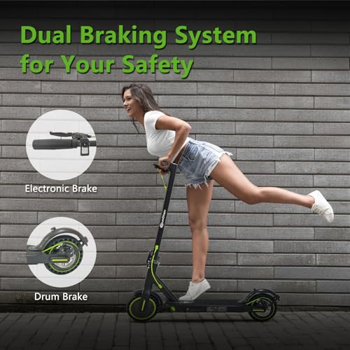 Electric Scooter for Adults, 500W Motor, 18-21 Miles Range, Foldable with LED Display N975561
