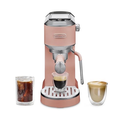 De'Longhi Dedica Duo Compact Espresso Machine with Milk Frother, Stainless Steel C1989