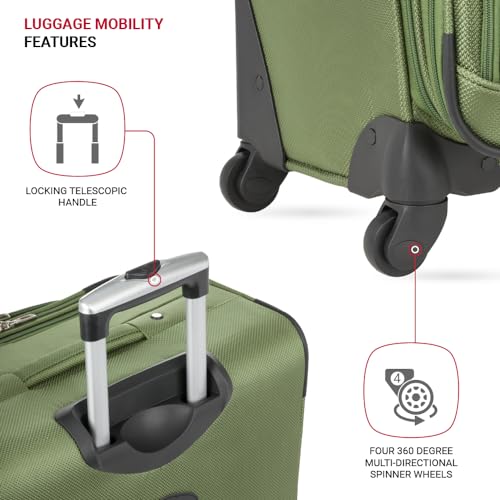 SwissGear Sion Softside Expandable Luggage, Black, 29-Inch C81483