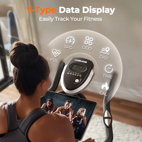 YOSUDA Exercise Bike, Magnetic Indoor Cycling Bike for Home with App Y907945