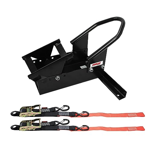 Extreme Max 5600.3204 Deluxe Motorcycle Wheel Chock Tie-Down Kit H30865