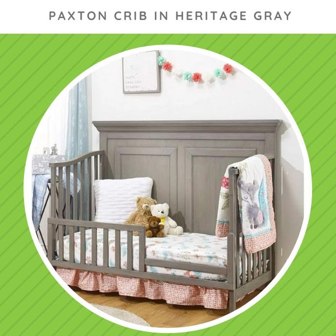 CC KITS Toddler Bed Safety Guard Rail Conversion Kit for Sorelle Cribs Gray U9324