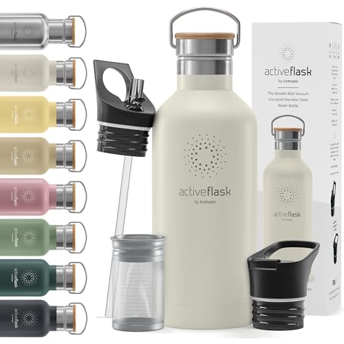 Active Flask 18/32 oz Stainless Steel Insulated Water Bottle with Straw P203