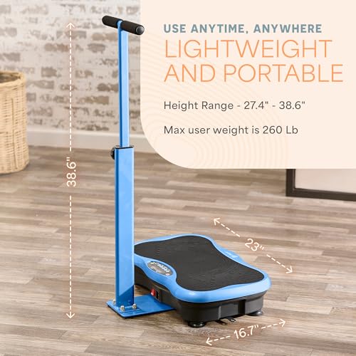 Lifepro TrimLite Vibration Plate Exercise Machine with Handlebars Q15746