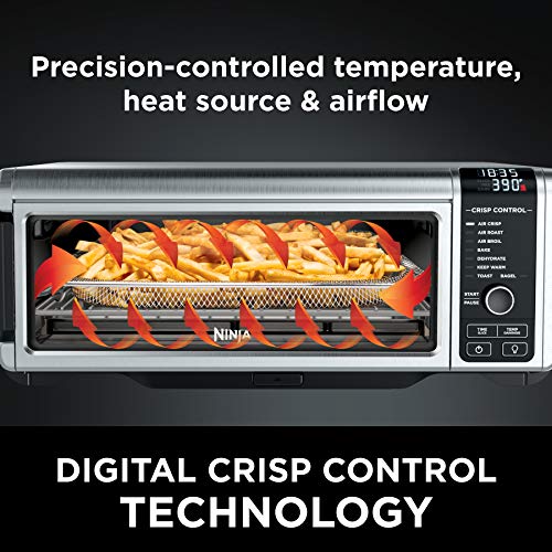 Ninja Digital Air Fry Countertop Oven, 8-in-1, XL Capacity, Silver, SP101 G9880