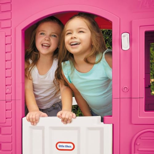 Little Tikes Cape Cottage Pretend Princess Playhouse for Kids, Pink P455