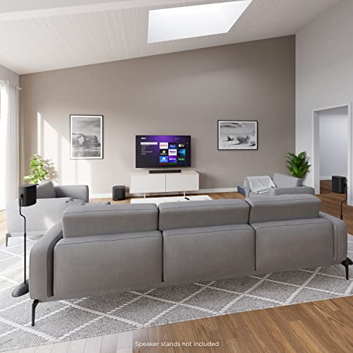Roku Wireless Speakers for Roku TV, Black (2 Count) R693