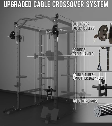 Eonfit E5 Smith Machine with Vertical Leg Press, Power Cage Squat Rack, Home Gym Equipment R390