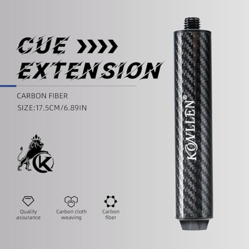 KONLLEN Carbon Fiber Pool Cue Extension D815
