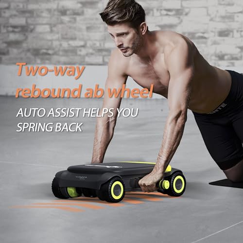 WONDER CORE Slide Fit Ab Roller Board with 4 Wheels and Knee Pad S58314