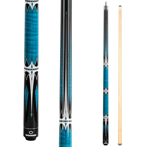 HomeSeason Pool Cue Stick 57" Low Deflection Billiard Cue Z435367