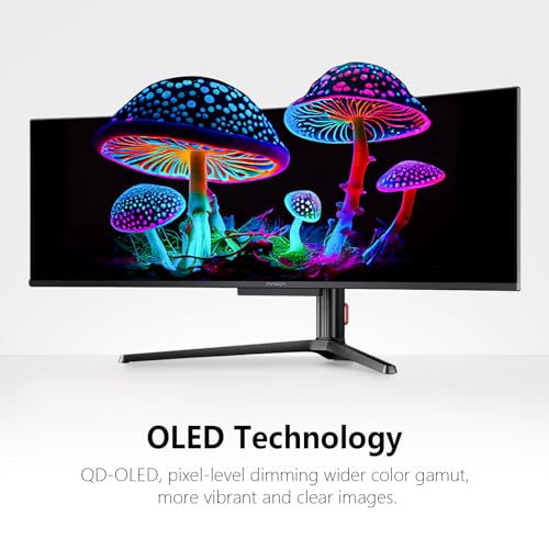 INNOCN 49" Curved Ultrawide Gaming Monitor 120Hz QHD 32:9 E79455