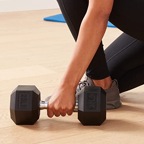 Amazon Basics Rubber Hex Dumbbell K648924