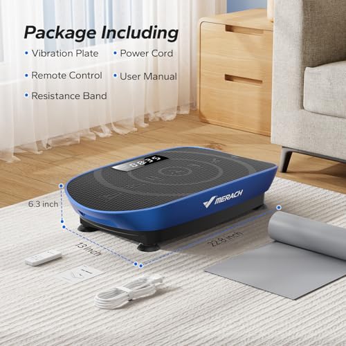 MERACH Vibration Plate Exercise Machine for Whole Body Workout at Home A4467