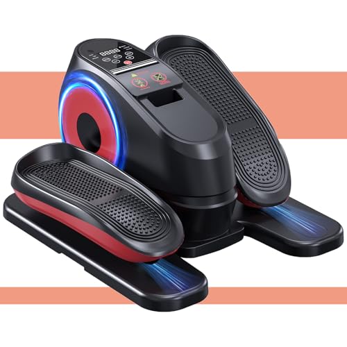 Under Desk Elliptical Machine with Remote Control, Quiet Electric Leg Exerciser L5782
