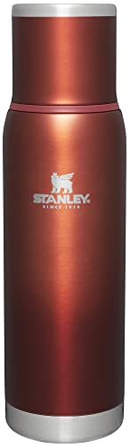 Stanley Adventure-To-Go Vacuum Bottle 25 oz Wide Mouth Insulated Stainless Steel Thermos, Blue Glow D5617