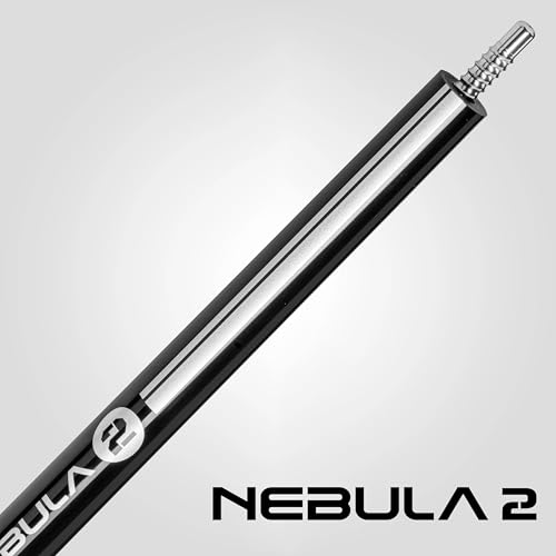 RHINO Nebula 2 Pool Cue - Carbon Fiber Shaft, Composite Butt, 12.4mm B23495
