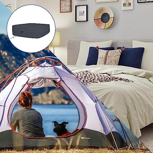 Bedecor Air Bed Sheets for Mattress Cover Removable Elastic Band Soft Breathable Twin XL Light Gray U508