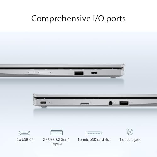 ASUS Chromebook Flip CX1 Convertible Laptop 14" Touchscreen, 8GB RAM, 128GB, ChromeOS Q414