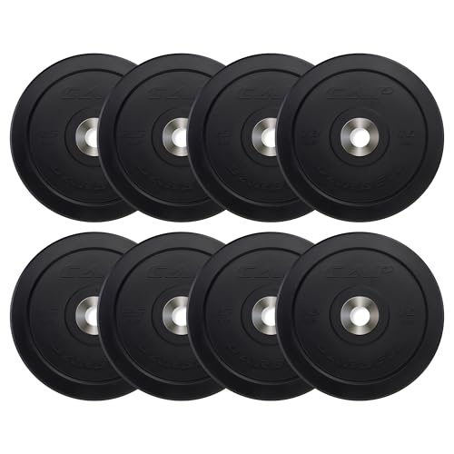 CAP Barbell 2-Inch Olympic Bumper Plate Weight Set O371151
