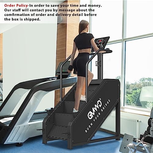 GMWD Stair Stepper with LED Screen, 15 Resistance Levels, 441LBS K61813