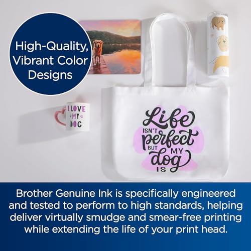 Brother Sublimation Printer with 4-Color Ink Cartridge Set R9817